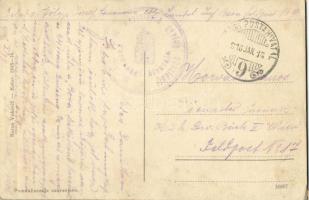 1916 Herceg Novi, Castelnuovo; Boka Kotorska / Bocche di Cattaro / The Bay of Kotor + "M. kir. ...