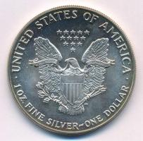 Amerikai Egyesült Államok 1987. 1$ Ag "Amerikai Sas" eredeti tokban, tanúsítvánnyal T:BU p...