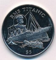 Libéria 1998. 5$ Cu-Ni RMS Titanic T:PP Liberia 1998. 5 Dollars Cu-Ni RMS Titanic C:PP