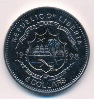 Libéria 1998. 5$ Cu-Ni "RMS Titanic" T:PP 
Liberia 1998. 5 Dollars Cu-Ni "RMS Titani...
