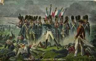 Waterloo, La Garde meurt et ne se rend pas, Série 1743. 18. / French military, soldiers, flags (EM)