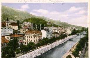 Sarajevo, Miljacka mit der Umgebung / river, general view (gluemark)