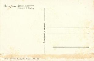 Sarajevo, Miljacka mit der Umgebung / river, general view (gluemark)