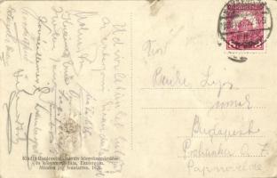 1928 Esztergom, Prímási palota és Kolos-híd (felületi sérülés / surface damage)