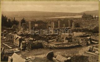 Solin, Salona; Bazilika Mucenika / church ruins, golden frame