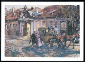 Zorád Ernő: Volt egyszer egy Tabán. Zorád Ernő 36 festményének színes mása, kísérőfüzettel, korabeli...