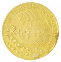 ~1893-1903. "Szent György" jelzett Au emlékérem "BT" gyártói beütéssel "S:G...