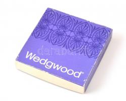 Wedgwood bisquit tálka, jelzett, hibátlan, eredeti dobozában, d: 11 cm