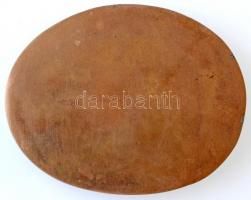 1984. "Nagyhajós Bajnokság" egyoldalas, öntött Br plakett (76x96mm) T:1-,2 patina