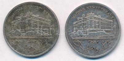 1992. 200Ft Ag "MNB" (2x) T:1-,2 patina
Adamo F13