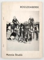 1979 Dobai Péter-Szomjas György: Rosszemberek, filmforgatókönyv. Bp., Hunnia Studió, 66 p