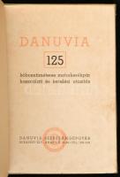 cca 1950 Danuvia 125cm3 motorkerékpár használati és kezelési utasítás. Egészvászon kötésben