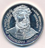 Fritz Mihály (1947-) 1988. "MÉE - Pesti árvíz / Wesselényi Miklós" Ag és Br emlékérem pár ...