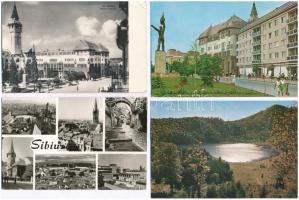 35 db MODERN erdélyi városképes lap / 35 modern Transylvanian town-view postcards