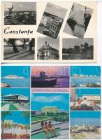 38 db MODERN román városképes lap az 1960-as évektől, pár nagyalakú / 38 modern Romanian town-view postcards from the 60s, some big sized postcards
