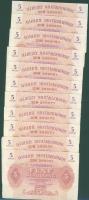 Ausztria/nemzetközi megszállás 1944. 5Sch (32x) egy-két kivétellel egymásutáni sorszámokkal T:sarokh...