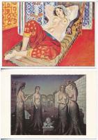 14 db MODERN használatlan erotikus motívumlap / 14 modern unused erotic motive postcards