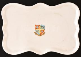 Semma címeres Great Malvern porcelán tál, jelzett, kopásnyomokkal, 15×10 cm