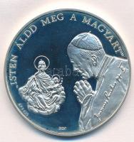 Bognár György (1944-) 1991. "II. János Pál pápa látogatása - Esztergom" Ag emlékérem, tanú...