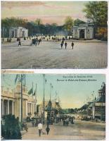 6 db RÉGI belga városképes lap / 6 pre-1945 Belgian town-view postcards