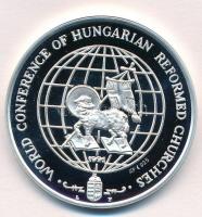 Lebó Ferenc (1960-) 1991. "Magyar Reformátusok II. Világtalálkozója" jelzett Ag emlékérem ...