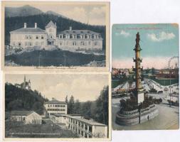 56 db RÉGI osztrák városképes lap / 56 pre-1945 Austrian town-view postcards