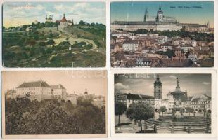 16 db RÉGI cseh városképes lap / 16 pre-1945 Czech town-view postcards