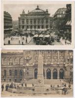 13 db RÉGI francia városképes lap / 13 pre-1945 French town-view postcards