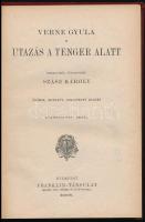 Verne Gyula: Utazás a tenger alatt. Ford.: Szász Károly. Bp.,[1924],Franklin. Ötödik kiadás. Szövegk...