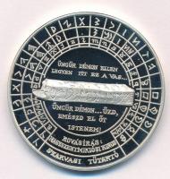 1995. "Kik vagyunk emlékérem" Ag emlékérem dísztokban, tanúsítvánnyal (31,1g/0.925/42,5mm)...