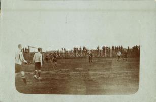 1911 Budapest XXII. Budafok, labdarúgó (foci) mérkőzés / Hungarian football match. photo
