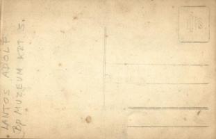 Budapest V. Lantos Adolf Rt. könyvkereskedése, dolgozók csoportképe, Múzeum körút 5. photo