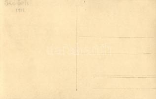 1911 Siófok, fürdőzők babakocsival. photo