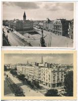 11 db RÉGI használatlan történelmi magyar városképes lap / 11 pre-1945 unused town-view postcards from the Kingdom of Hungary