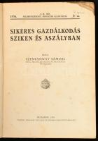 Szentannay Sámuel: Sikeres gazdálkodás sziken és aszályban. ó: Adóügyi tanácsadó. Bp., 1938. Pátria....