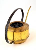 Réz kanna, 39×15 cm