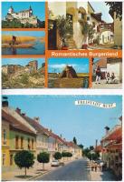 7 db MODERN burgenlandi városképes lap / 7 modern Burgenland town-view postcards