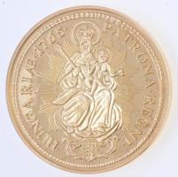 DN Magyar aranypénzek utánveretben - Mária Terézia 2 dukát 1765 aranyozott Ag emlékérem tanúsítvánnyal (5,5g/0.999/25mm) T:PP