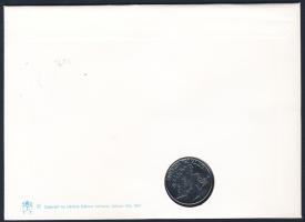 Vatikán 1987. 100L érmés, bélyeges borítékon "II.János Pál pápa" T:1