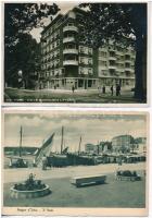 10 db RÉGI olasz városképes lap / 10 pre-1945 Italian town-view postcards