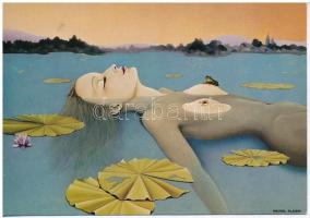 5 db MODERN motívumlap: erotikus, meztelen hölgyek / 5 modern motive postcards: erotic, nudes