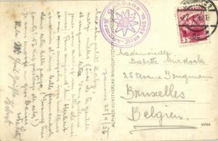 1936 Kemater Alm, Skikurs am Übungshang, Blick auf Schafleger / ski course on a mountain slope + &qu...