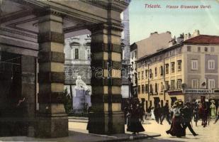 Trieste, Trieszt, Trst; Piazza Giuseppe Verdi, Deposito Pianoforti / square, piano storage (EK)