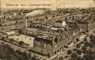 1916 Bohumín, Oderberg; Spar u. Konsumverein Drahtwerk / wire factory (EK)