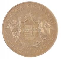 DN "Magyar aranypénzek utánveretben - Szent László jubileumi 100 pengő 1929" aranyozott Ag...