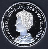 Hollandia 1910. 1G Ag nagyalakú utánverete 31,13g T:PP