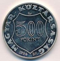 1994. 500Ft Ag "Kossuth Lajos" T:PP patina Adamo EM133