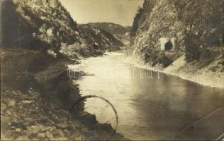 1928 Valea Oltului la Turnu, railway tunnel. Fot. Orig. J. Fischer (EK)