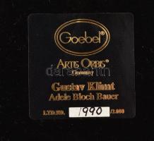 Goebel Klimt falikép, matricás, jelzett, hibátlan, keretben, 25×19 cm