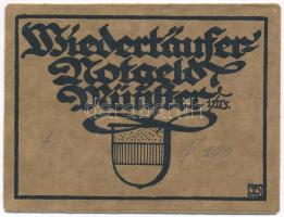 Németország / Weimari Köztársaság / Münster 1921. 2M (5xklf) német nyelvű ismertetővel T:III Germany / Weimar Republic / Münster 1921. 2 Mark (5xdiff) with information text in German C:F